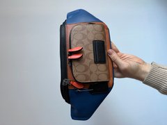 Поясна сумка Coach Track Belt Bag in Colorblock, 40x16x7
