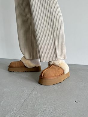 Тапочки UGG Disquette Platform Slippers Chestnut