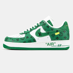 Кросівки Nike Air Force 1 Low By Virgil Abloh White Green x Louis, 37