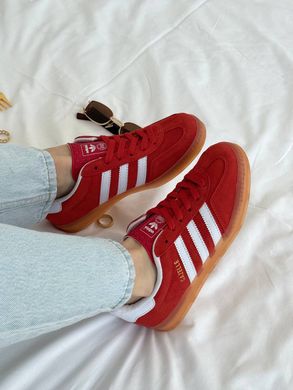 Кроссовки Adidas Gazelle Red White Gum, 36