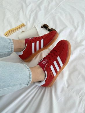 Кроссовки Adidas Gazelle Red White Gum