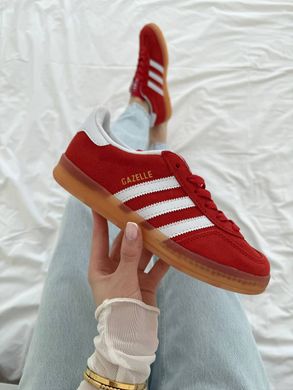 Кроссовки Adidas Gazelle Red White Gum, 36