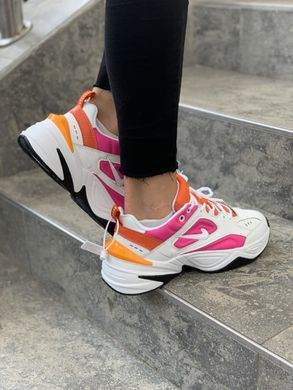 Кросівки Nike Tekno m2k Orange Pink White Black