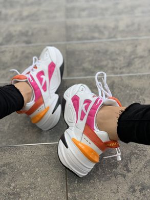 Кросівки Nike Tekno m2k Orange Pink White Black