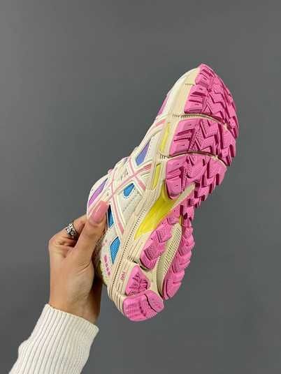 Кросівки Asics Gel Kahana 8 Cream Pink Blue Купити (Доставка 1-3 Дні)