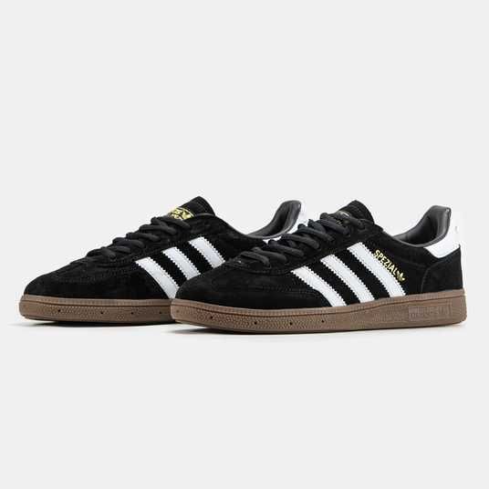 Кросівки Adidas Spezial Black White Brown - Sneakers Kross
