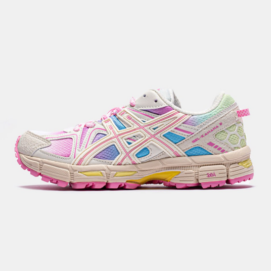 Кроссовки Asics Gel Kahana 8 Cream Pink Blue Купить (Доставка 1-3 Дня)