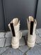 Черевики Louis Vuitton Boots Cream Мех