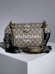 Сумка Gucci x Balenciaga Multi Grey, 23x16x5
