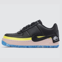 Кроссовки Nike Air Force Black Yellow Pink, 37