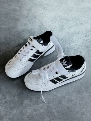 Кросівки Adidas Forum White Black New, 36