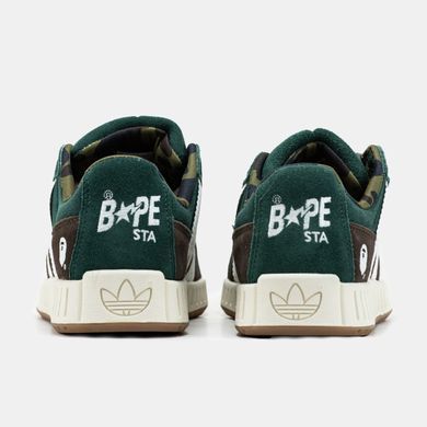Кроссовки Adidas LWST x Bape Beige Green White Brown, 42