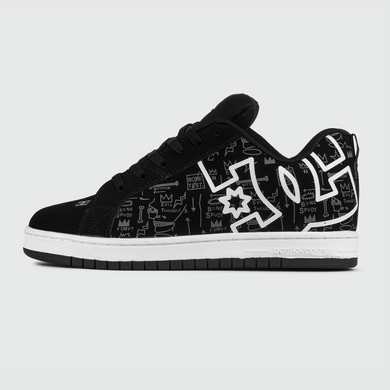 Кроссовки DC Shoes Court Graffik Black White v2, 37