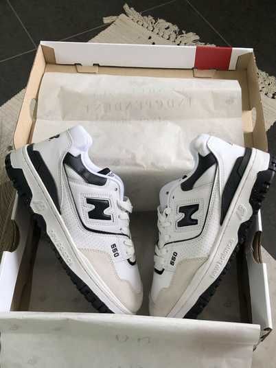 Кроссовки New Balance 550 Black White Купить (Доставка 1-3 Дня)