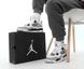Кросівки Jordan 4 White Grey Black Fur, 37
