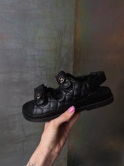 Сандалі Chanel Sandals Black Leather v2, 36