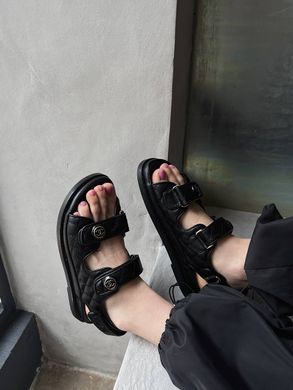 Сандалі Chanel Sandals Black Leather v2, 39