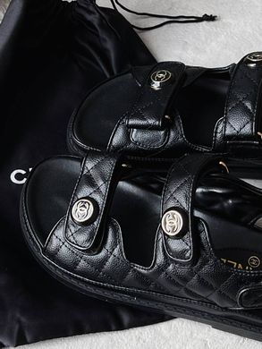 Сандалі Chanel Sandals Black Leather v2, 36