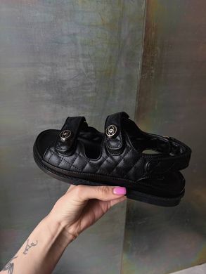 Сандали Chanel Sandals Black Leather v2, 36