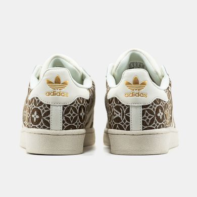 Кросівки Adidas Superstar x Louis Vuitton Cream Brown, 40