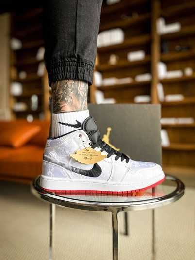 Кроссовки Air Jordan 1 Mid SE Fearless Edison Chen CLOT Купить