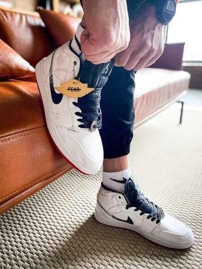 Кроссовки Air Jordan 1 Mid SE Fearless Edison Chen CLOT Купить
