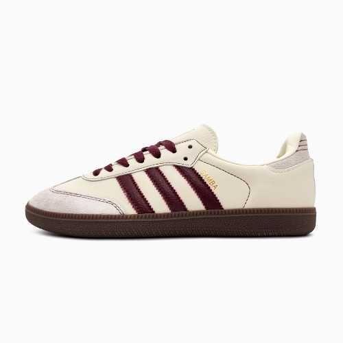 【稀少】 SAMBA OG ワンダーホワイト マルーン 完売モデル Кроссовки Adidas Samba OG Wonder White Maroon Купить (Доставка 1-3