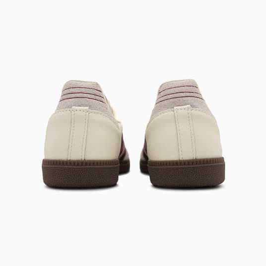Кроссовки Adidas Samba OG Wonder White Maroon Купить (Доставка 1-3