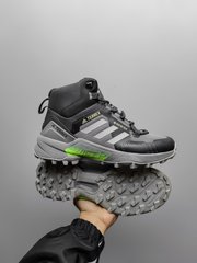 Кросівки Adidas Terrex Swift R3 Mid Gore-Tex Grey Black Green Winter Termo, 42