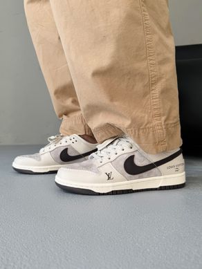 Кросівки Nike SB Dunk Low x Louis Vuitton Grey Black, 36