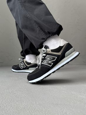 Кроссовки New Balance 574 Black White Grey, 36