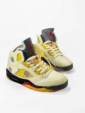 Кроссовки Nike Air Jordan 5 Retro Off-White Sail, 36