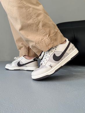 Кросівки Nike SB Dunk Low x Louis Vuitton Grey Black, 36