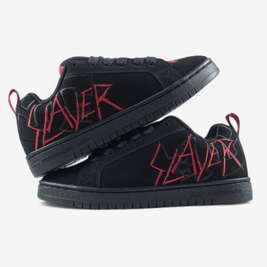 Кроссовки DC х Slayer Court Graffik Black Red, 36