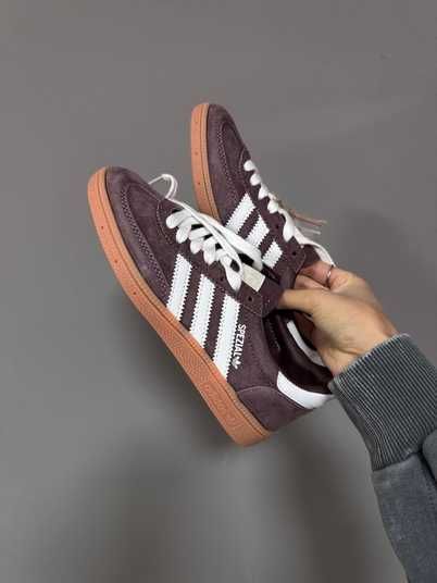 Кросівки Adidas Spezial Brown White - Sneakers Kross — інтернет