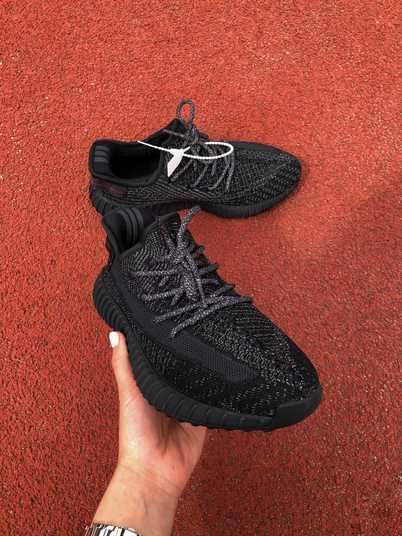 Кроссовки Adidas Yeezy Boost 350 V2 Black Static Full Reflective