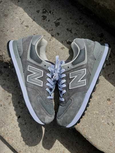 Кроссовки New Balance 574 Grey White Купить (Доставка 1-3 Дня)