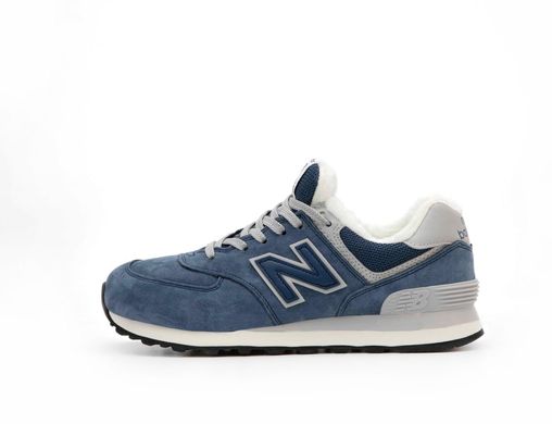 Кроссовки New Balance 574 Blue Grey Winter Fur, 40