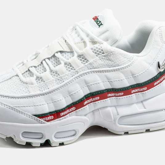 Кроссовки Nike Air Max 95 x Undefeated White Red Green Купить