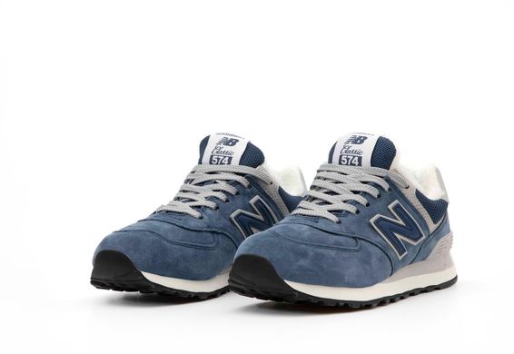 Кроссовки New Balance 574 Blue Grey Winter Fur, 40