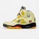 Кроссовки Nike Air Jordan 5 Retro Off-White Sail, 36