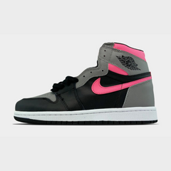 Кроссовки Air Jordan 1 High Pink Black Grey, 36