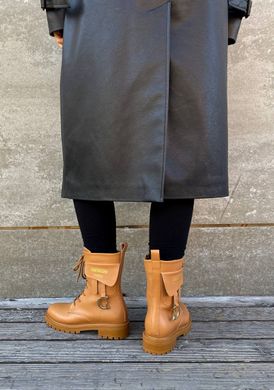 Ботинки Dior Boots Brown Fur, 36