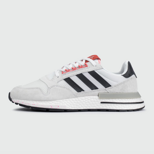 Кросівки Adidas ZX 500 White Grey Black Red, 41