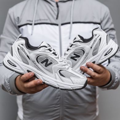 Кроссовки New Balance 530 White Grey Black Fleece, 41