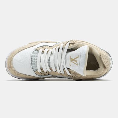 Кроссовки Nike Air Jordan 4 x Louis Vuitton White Beige, 41