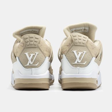 Кроссовки Nike Air Jordan 4 x Louis Vuitton White Beige, 41