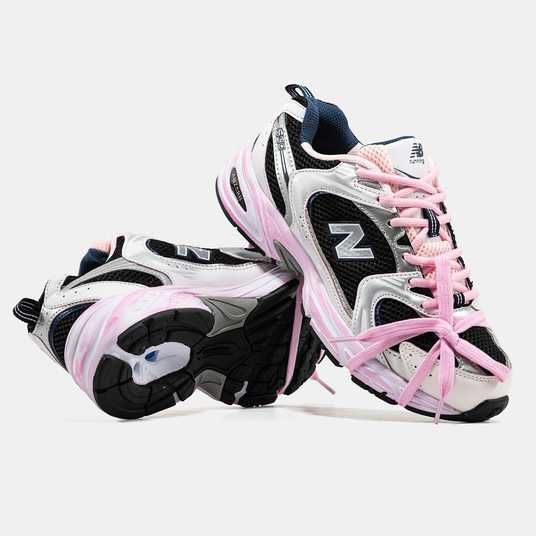 Кроссовки New Balance 530 Custom Silver Blue Pink Купить (Доставка