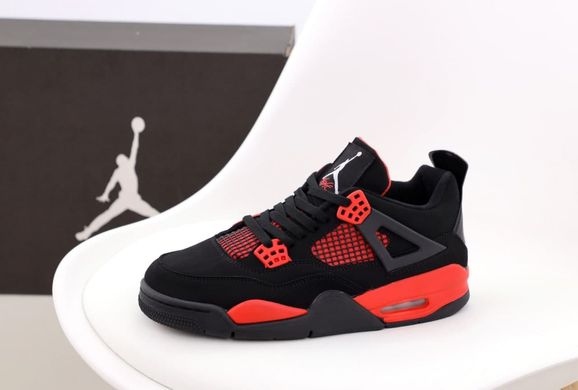 Кросівки Air Jordan Retro 4 Black Red, 40