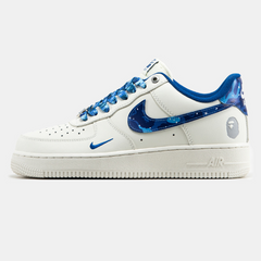 Кроссовки Nike Air Force 1 x BAPE White Blue, 40